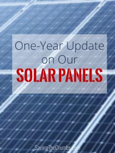Solar panel update