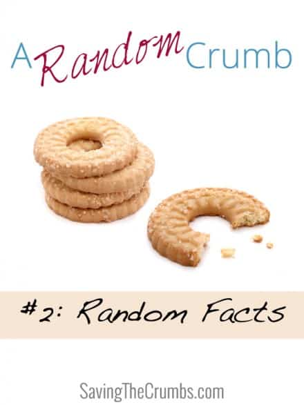 A Random Crumb #2: Random Facts