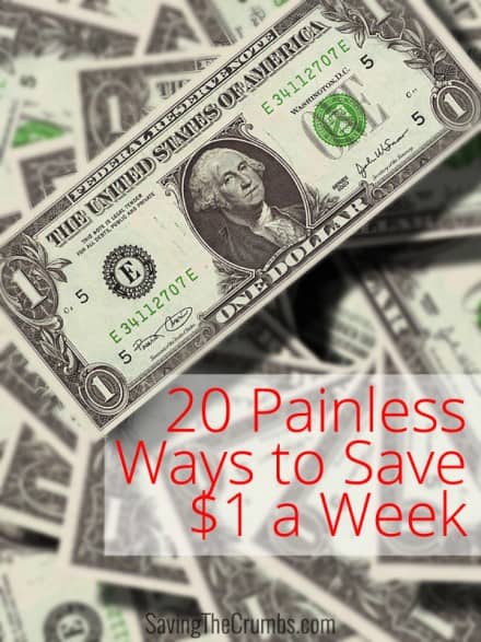 20 Painless Ways to Save $1 a Week