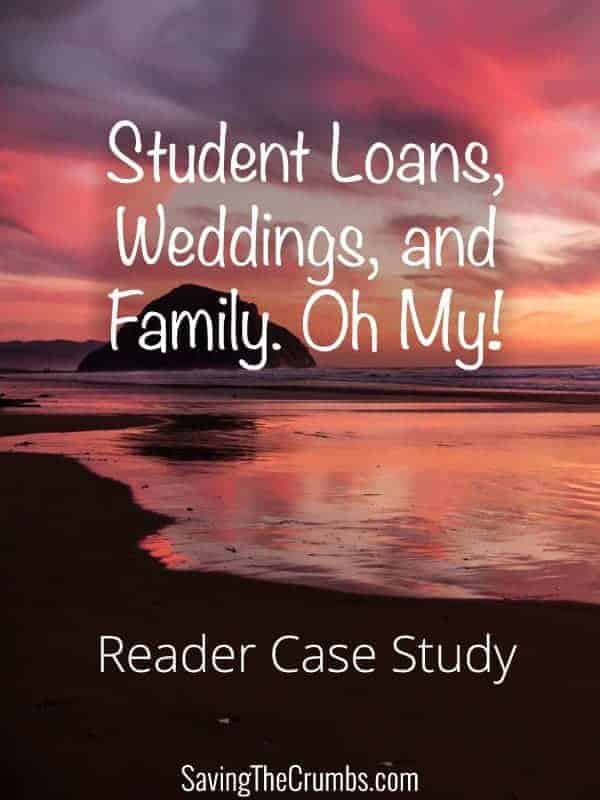 Reader Case Study: Student Loans, Weddings, and Family. Oh My!