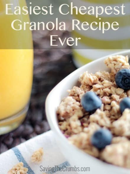 Easiest Cheapest Granola Recipe Ever
