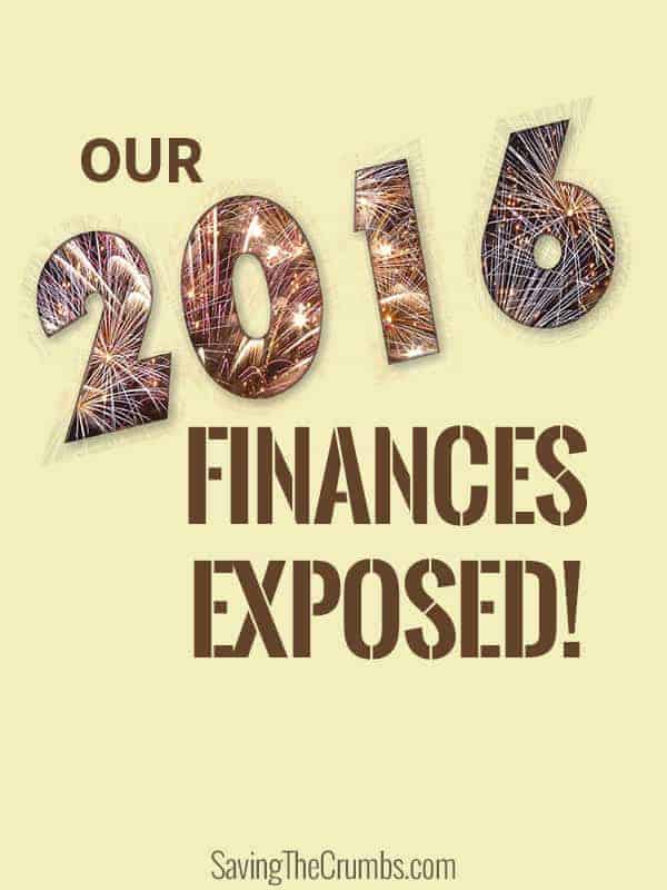 Our 2016 Finances Exposed!