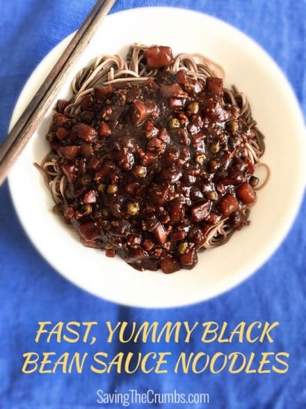 Fast and Yummy Black Bean Sauce Noodles (Jajangmyeon)